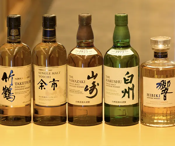 プレミアムウィスキー3種飲み比べ